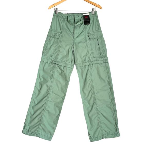 Levi's Green Convertible Cargo Pants High Waist Relaxed Fit Straight Leg - Picture 3 of 16